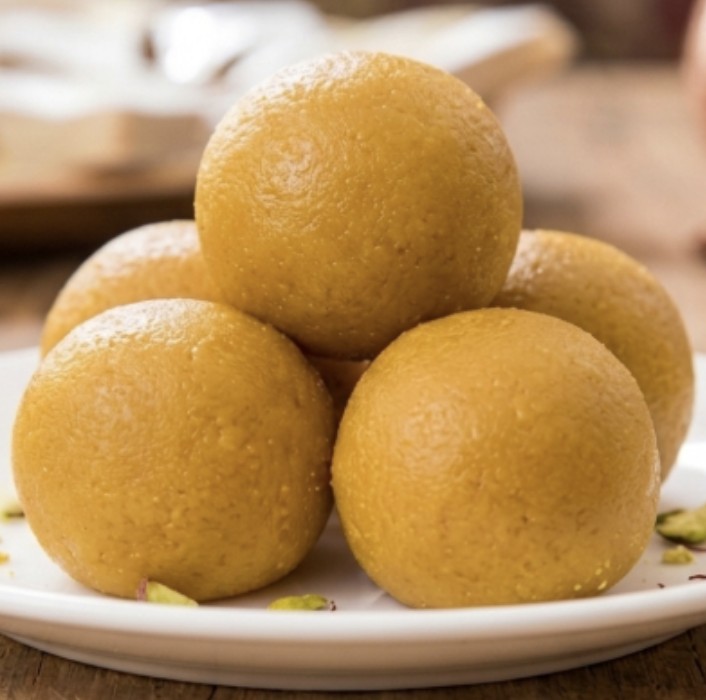 Besan laddu, roasted gram flour sweet